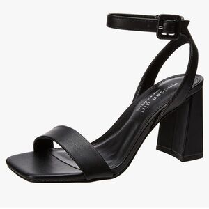 Steve Madden Black Heeled Sandals Winnie Size